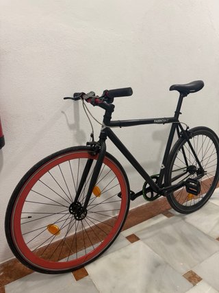 Bicicleta Fixie Negra/Roja Edición Especial