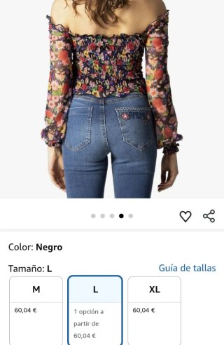 Camiseta Desigual floral manga larga