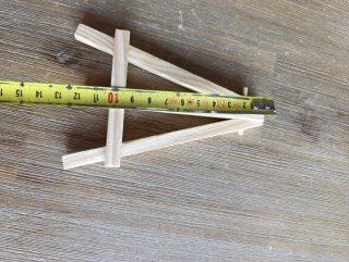 Mini cavalletto in legno
