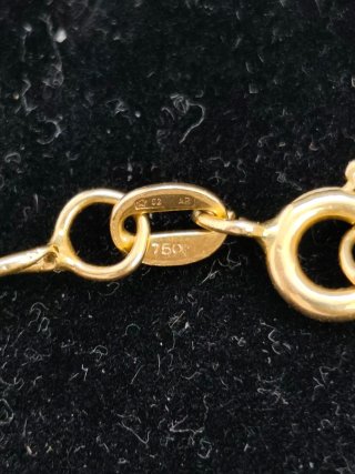 Cadena y Colgante Cruz de Caravaca Oro 18k