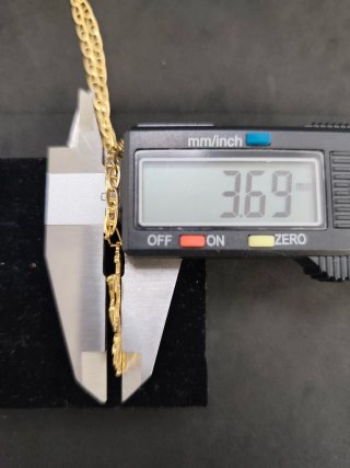 Cadena y Colgante Cruz de Caravaca Oro 18k