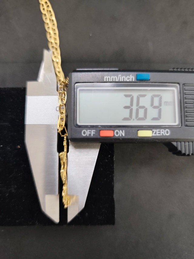 Cadena y Colgante Cruz de Caravaca Oro 18k