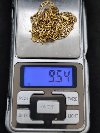 Cadena y Colgante Cruz de Caravaca Oro 18k