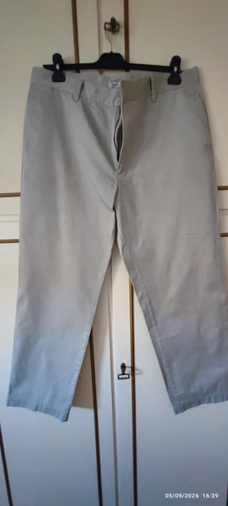 Pantaloni uomo POSTA beige modello casual