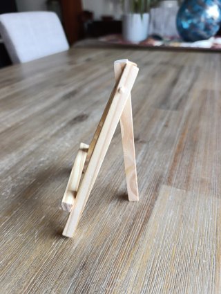 Set 3 mini cavalletti in legno