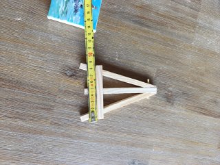 Set 3 mini cavalletti in legno