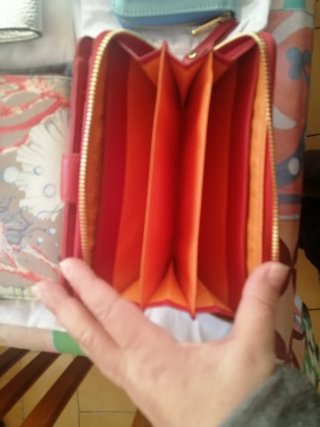 Cartera Tous Roja Oso Dorado
