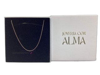 cadena oro 18k 26cm