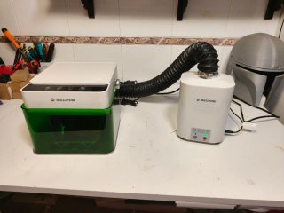 Grabadora Láser Mecpow M1 con Extractor