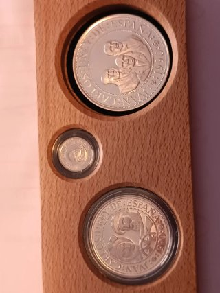 Monedas Plata V Centenario Descubrimiento América
