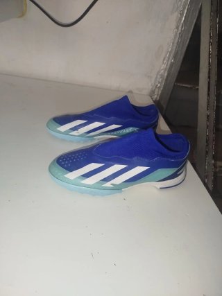Zapatillas Adidas Crazyfast 3 Futbol Azul/Verde