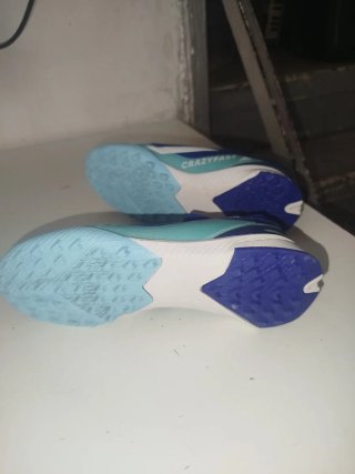 Zapatillas Adidas Crazyfast 3 Futbol Azul/Verde