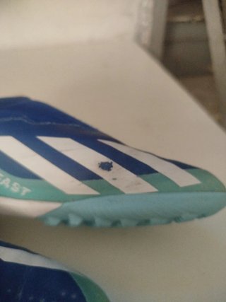 Zapatillas Adidas Crazyfast 3 Futbol Azul/Verde