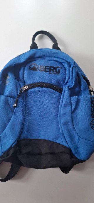 Mochila Berg Outdoor azul y negra