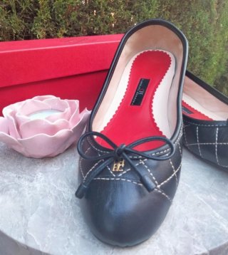 Bailarinas Piel Carolina Herrera Negras