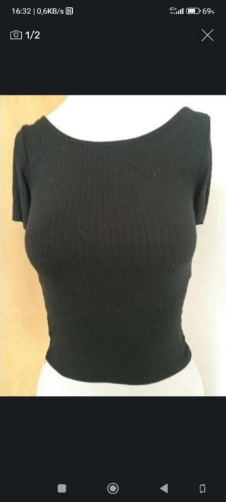 Jersey negro de canalé
