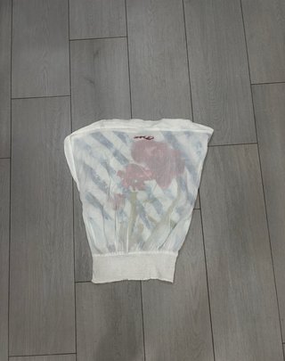 Top Desigual Estampado Floral Rayas