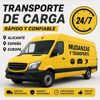 Transporte y Mudanzas. Alicante