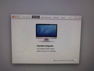 iMac 21,5 Apple Plata (finales 2013)