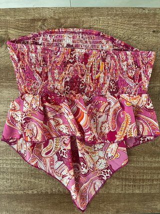 Top Bandeau Rosa