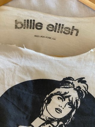 Camiseta Billie Eilish H&M Oversize