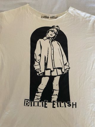 Camiseta Billie Eilish H&M Oversize