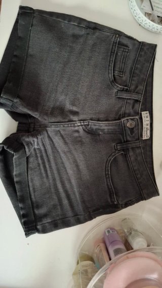 Shorts vaqueros grises