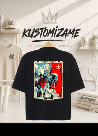 Camiseta Adidas Estilo Gundam Anime Unisex