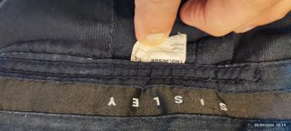 Pantalone uomo blu classico