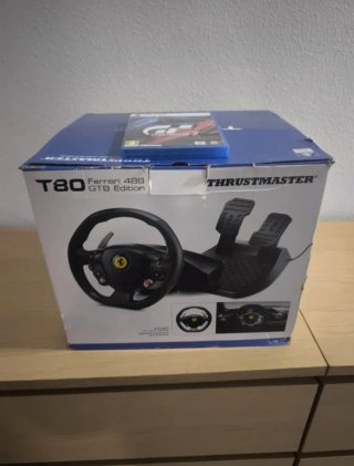 Volante Thrustmaster T80 Ferrari + GT7 PS5