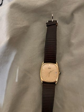 Reloj Seiko Quartz Chapado Oro Vintage 1982