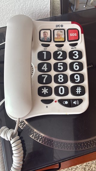 Teléfono fijo SPC Mayores con SOS