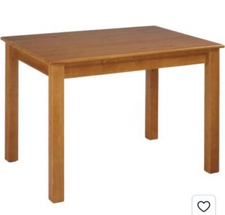 Mesa de comedor madera cerezo con cristal