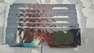 25 Gafas Homologadas Eclipse + 5 filtros movil