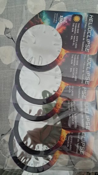 25 Gafas Homologadas Eclipse + 5 filtros movil