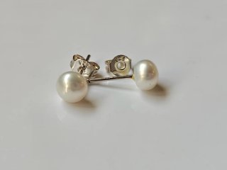 Pendientes Plata Perlas Cultivadas 8 mm