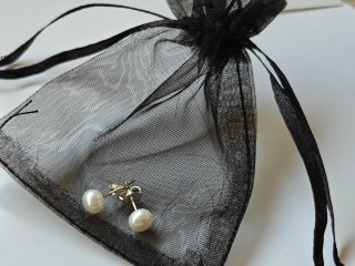 Pendientes Plata Perlas Cultivadas 8 mm