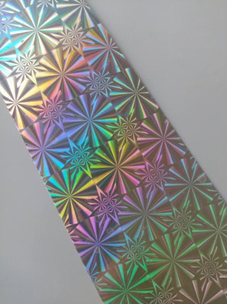 Corbata fiesta cartón holográfica