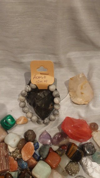 Pulsera Jaspe Picasso 10mm