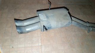 Escape BMW E46 Tramo final para BMW serie 3 E46
