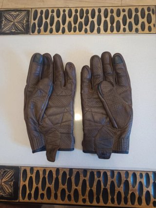 Guantes Moto Overlap 3X Marrón Sin Uso