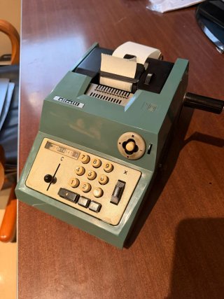 Calculadora Olivetti Vintage Años 80