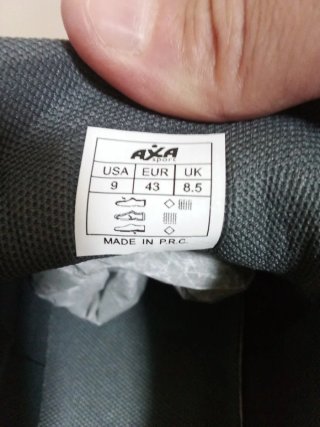 Scarpe sportive AXA uomo grigie n.43