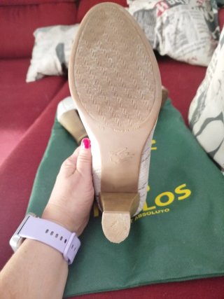 Zapatos de tacón Pitillos beige talla 39