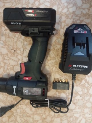 Taladro Parkside Brushless 20V