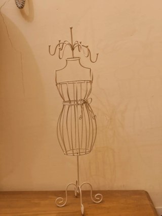 Joyero Maniquí Blanco