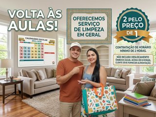 Limpieza General 2x1 ¡Oferta Vuelta al Cole!
