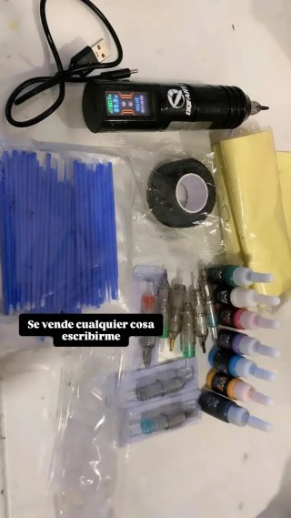 Máquina de Tatuar Profesional Completa