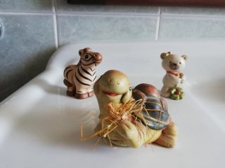 Soprammobili animaletti in Ceramica