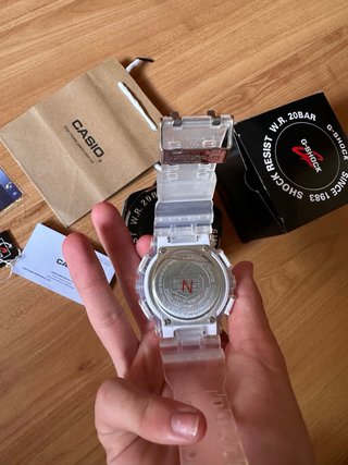Reloj Casio G-Shock Blanco Transparente